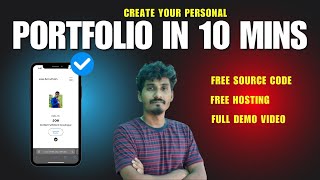 Create Personal Portfolio website  Full Demo [upl. by Nilcaj638]