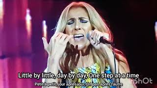 Recovering Clip live Celine Dion paroles et traduction [upl. by Karolina]