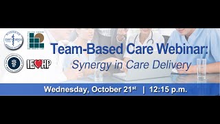 TeamBased Care Webinar Synergy in Care Delivery [upl. by Sopher212]