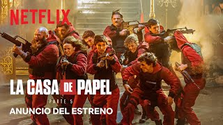 La casa de papel Parte 5 EN ESPAÑOL  Anuncio del estreno  Netflix [upl. by Errecart541]