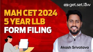 MHCET 5 Years LLB 2024 Form Filling Process  MH CET Registration  Akash Srivastava [upl. by Uriia858]