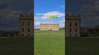 Chatsworth House in the ☀️🌿 uk travel nature [upl. by Jerz]