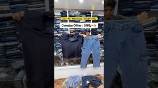 Baggy Jeans or Shirt Combo Rs 599🔥 Combo Offer shorts combo baggy shirt trending viral [upl. by Aicemed]