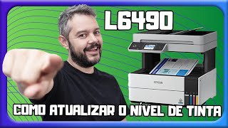 Epson L6490  Atualizando nível de tinta [upl. by Anali]