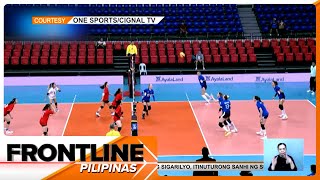 Kazakhstan nasweep ang Singapore sa pagbubukas ng AVC Challenge Cup  Frontline Pilipinas [upl. by Hercules666]