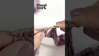 Aprende una puntada de crochet tejiendo tu propio chaleco aprendecrochet [upl. by Averyl]