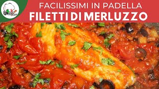 FILETTI DI MERLUZZO IN 1 MINUTO  ricette veloci [upl. by Olrac]