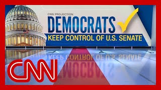 CNN projects Democrats keep control of Senate [upl. by Inaliel]