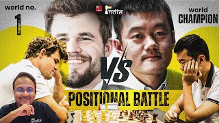 Clash of Titans  Magnus Carlsen vs Ding Liren  World Rapid Teams 2024 [upl. by Noreen]