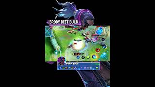 BRODY BEST BUILD 2024 1 HIT COMBO  BRODY MLBB mlbbshorts [upl. by Roberta]