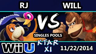 KTAR XI  RJ Duck Hunt Vs DKwill Donkey Kong  Pools  Smash Wii U [upl. by Graham]