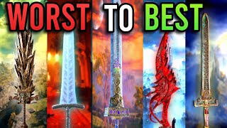 EVERY Elden Ring Weapon Ranked WORST To BEST [upl. by Ludewig]