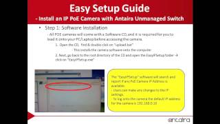 PoE Camera Setup Guide with an Unmanaged Switch [upl. by Eleanor]