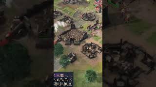 Massive Allied Reinforcements Arrive gaming shorts ageofempires4 [upl. by Aidiruy]