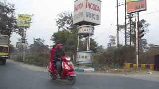 Bagdogra airport to Kalimpong via siliguri west bengal  india 30 jan 19 [upl. by Lebatsirc426]