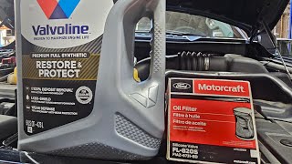 2nd Valvoline Restore and Protect 5w30 Oil Change 2015 Ford F150 50  New Experiment Also [upl. by Emina337]