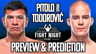 UFC Fight Night Maki Pitolo vs Dusko Todorovic Prediction [upl. by Harraf]