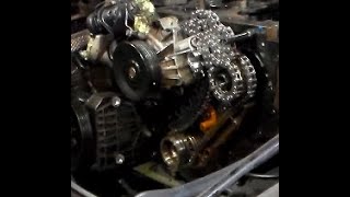 BMW E90 M47 engine Timing chain kit replacement [upl. by Dazhehs910]