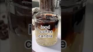 Today iced coffee candle smells like pain au chocolat🍫☕️🤌🏻 candle candlemaking dyi kerzen [upl. by Dorcea]