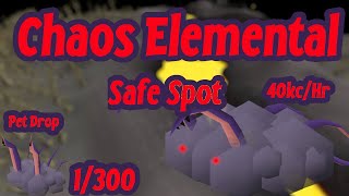 OSRS  Chaos Elemental Safe Spot  PureMain Guide  Easiest Boss Pet [upl. by Elamor]