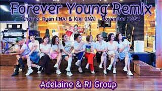 Forever Young Remix  Line Dance  ChoreoRyan INA amp Kiki INA  November 2024 [upl. by Gabe]