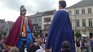 Processie van plaisance Geraardsbergen 27082023 [upl. by Ahsilem58]