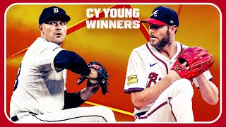 2024 Cy Young Award winners REVEALED Hear from Tarik Skubal ON HIS BIRTHDAY and Chris Sale [upl. by Borries475]