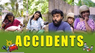 ACCIDENTSആക്‌സിഡന്റ് SANJUampLAKSHMYENTHUVAYITHMALAYALAM COMEDY [upl. by Yknip]