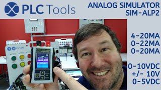 How to Simulate a 420mA or 010VDC Analog Signal  PLC Tools SIMALP2 [upl. by Simah]