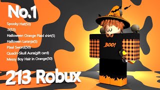 20 Halloween Roblox Outfits 2023 [upl. by Suiratnauq]