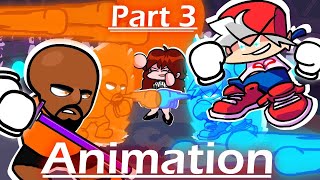 matt vs boyfriend boxing fight part 3 friday night funkin funkin fnf animation reaction wii chinos [upl. by Ardnuasal]