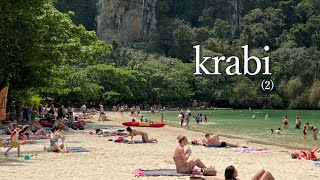 krabi vlog 끄라비여행 브이로그 끄라비 라일레이 라일레이베이리조트  라일레이 해변  센타라아오낭  2월여행  태국여행  해외여행  또갈래 [upl. by Ellerol610]