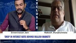 Rakesh Jhunjhunwala celebrates Indian reforms gets irritated at NDTVs Sreenivasan Jain 13 [upl. by Htiekal]