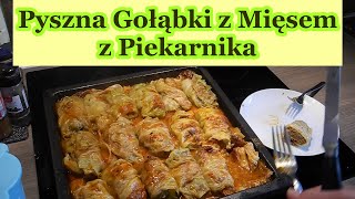 GOŁĄBKI Z MIĘSEM RYŻEM W SOSIE POMIDOROWY PRZEPIS PIECZONE Z PIEKARNIKA youtube PYSZNE 🧡💥nr284 [upl. by Enrol]