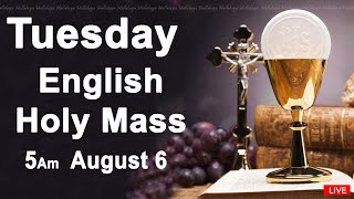 Catholic Mass Today I Daily Holy Mass I Tuesday August 6 2024 I English Holy Mass I 500 AM [upl. by Morena]