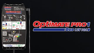 OptiMate PRO1 DUO battery charger  product overview amp instructions [upl. by Oballa153]