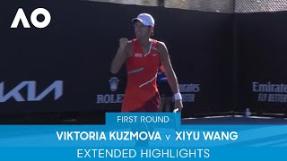 Viktoria Kuzmova v Xiyu Wang Extended Highlights 1R  Australian Open 2022 [upl. by Webber]