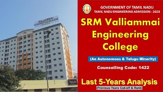 SRM Valliammai Engineering College Last 5 Years Analysis srm valliammai srmvalliammai anbarivu [upl. by Alauqahs]