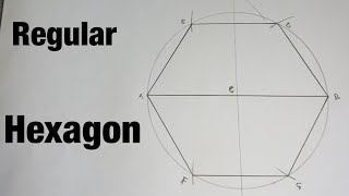 How To Construct A Regular Hexagon Given Its Diameter [upl. by Isak]