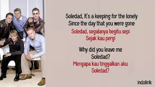 Westlife  Soledad  Lirik Terjemahan [upl. by Emmaline]