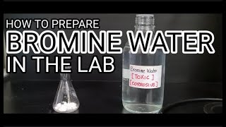 How to Prepare BROMINE WATER in the Lab  IGCSE Science Lab [upl. by Zullo]