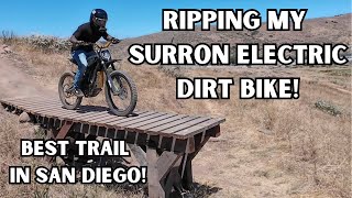 RIPPING MY SURRON ELECTRIC DIRTBIKE [upl. by Tera]