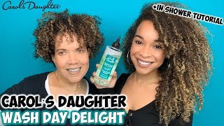 Carols Daughter Wash Day Delight Review  In Shower Tutorial [upl. by Paschasia]