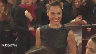 Gal Gadot Wonder Woman at Vin Diesels The Last Witch Hunter Premiere [upl. by Nacul]