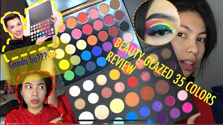 BEAUTY GLAZED 35 COLOR STUDIO PALETTE REVIEW [upl. by Ellsworth]