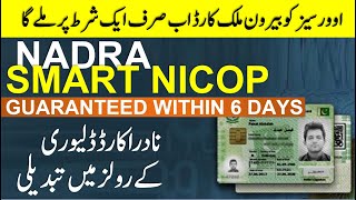 Nadra Smart Nicop Delivery Rules Update Card must be deliver on preset or permanent Address [upl. by Nnylear649]