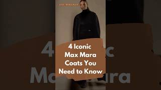 4 Iconic Max Mara Coats You Need to Know maxmara luxurybrands luxuryfashion winterstyle [upl. by Merideth555]