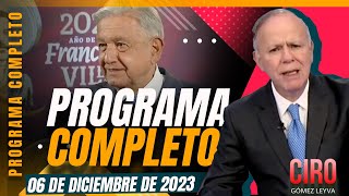 López Obrador aseguró que masacre en Celaya fue por droga  Ciro Programa Completo 6diciembre2023 [upl. by Arlie]