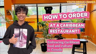 How to order at a Trinidadian Restaurant  Embracing Trinidadian Food and Culture in Canada [upl. by Nealson]