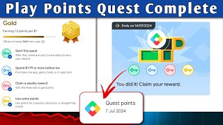 How to Complete Play Points Quest  Earn Google Play Point [upl. by Lanti]